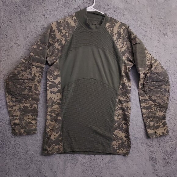 Army Combat Shirt Mens Medium Flame Resistant Digital Camo Utility Stretch FR M - Picture 1 of 11